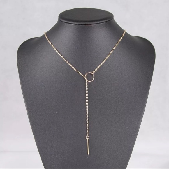 18K gold plated minimalist necklace - Picture 3 of 3